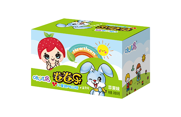 咔嘰兔卷卷樂趣味山楂 蘋果味