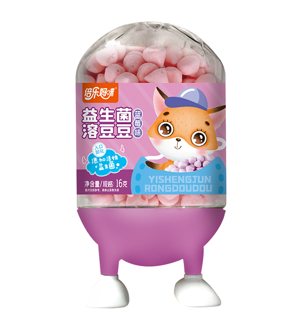 倍樂媽咪益生菌溶豆豆-小牛人罐藍(lán)莓味