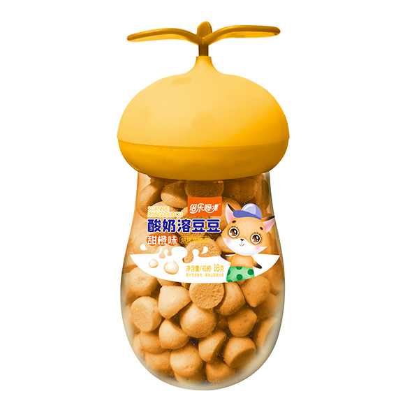 倍樂媽咪酸奶溶豆豆-樹葉罐甜橙味