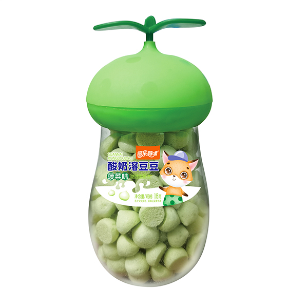 倍樂媽咪酸奶溶豆豆-樹葉罐菠菜味