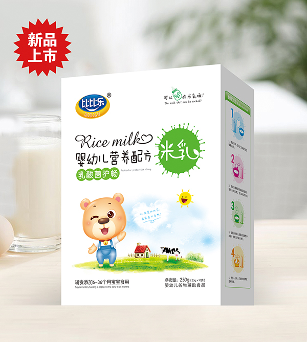 比比樂乳酸菌護暢營養(yǎng)配方米乳 盒裝