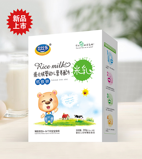 比比樂鈣鐵鋅營養(yǎng)配方米乳 盒裝