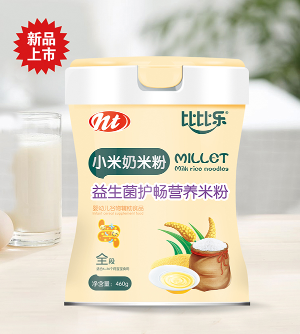 比比樂(lè)益生菌護(hù)暢小米奶米粉 聽(tīng)裝