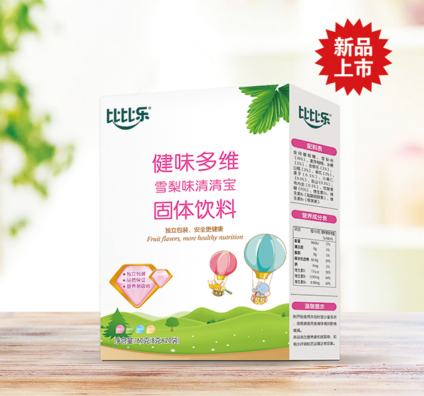 比比樂(lè)健味多維雪梨味清清寶 盒裝