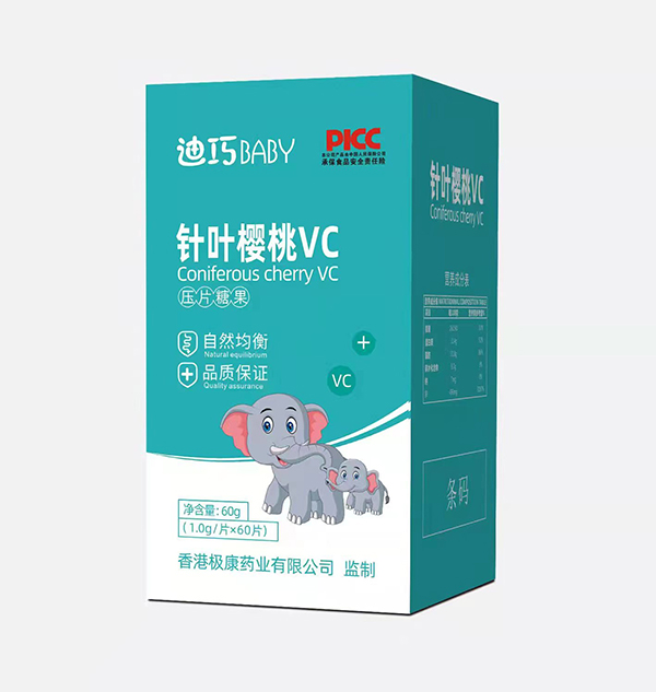 迪巧BABY針葉櫻桃VC壓片糖果
