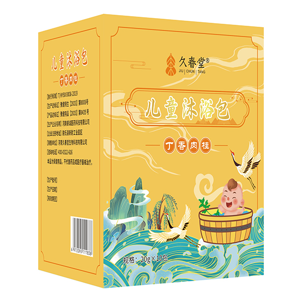 久春堂兒童沐浴包 丁香肉桂