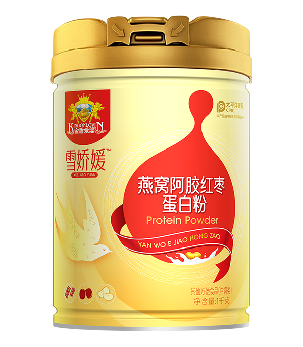 金盾愛(ài)嬰雪嬌媛燕窩阿膠紅棗蛋白粉