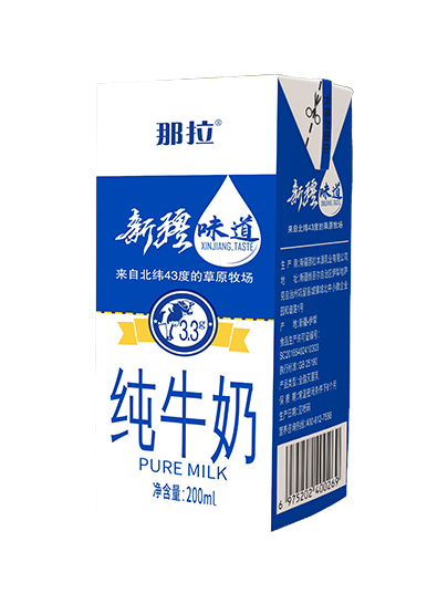 那拉新疆味道純牛奶