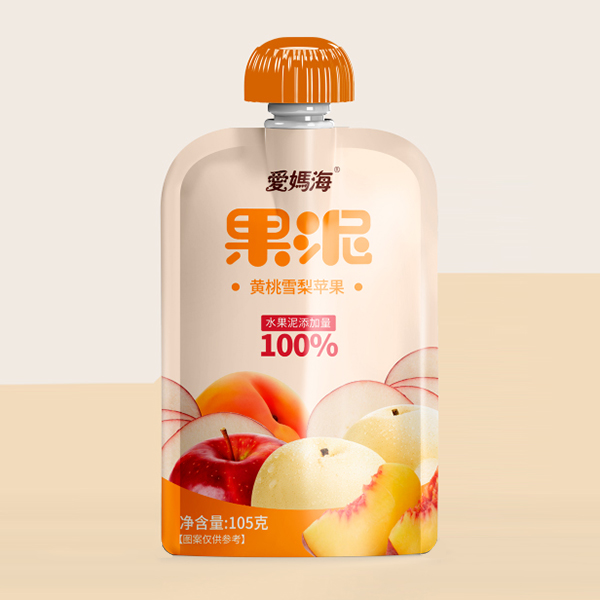 愛媽海果泥 黃桃雪梨蘋果
