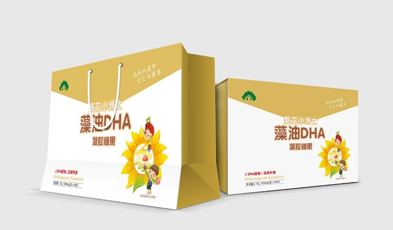 葵花小博士藻油DHA凝膠糖果(禮盒)