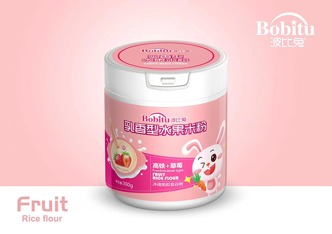 波比兔乳香型水果米粉(高鐵+草莓)