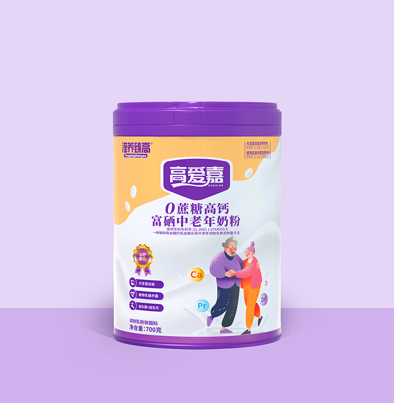 圣元瀅養(yǎng)臻高高愛嘉0蔗糖高鈣富硒中老年奶粉