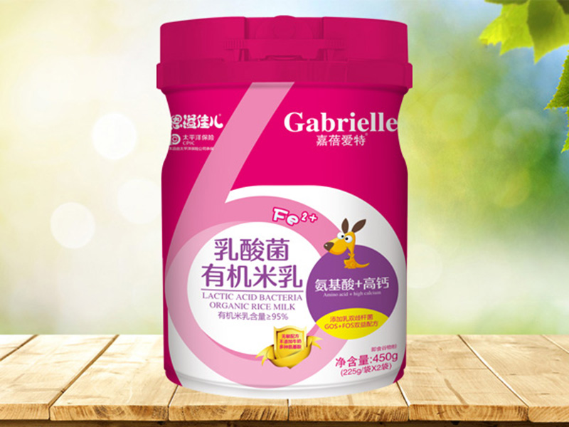 嘉蓓愛(ài)特恩溢佳兒乳酸菌有機(jī)米乳 氨基酸+高鈣