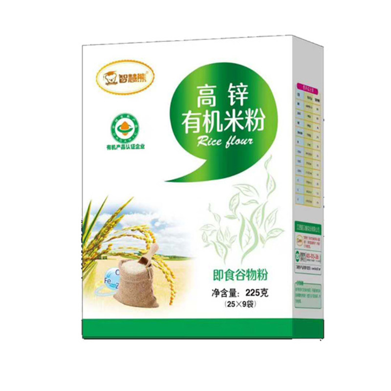 智慧熊高鋅有機米粉 盒裝