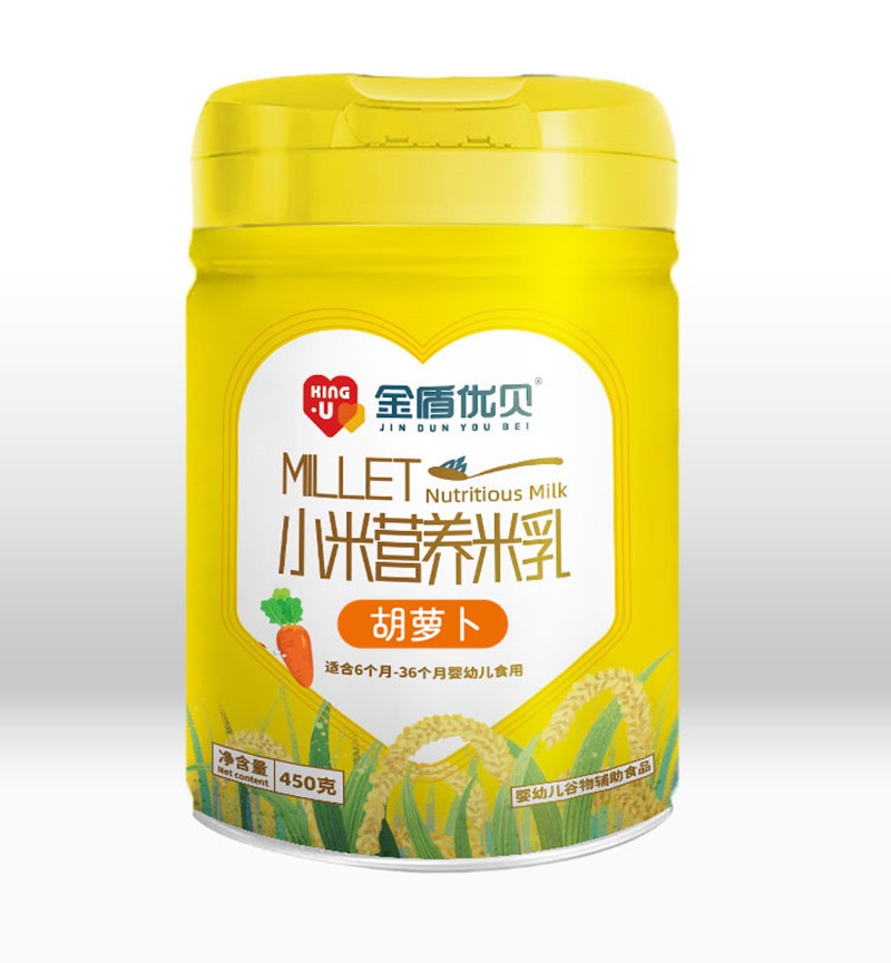 金盾優(yōu)貝胡蘿卜小米營(yíng)養(yǎng)米乳