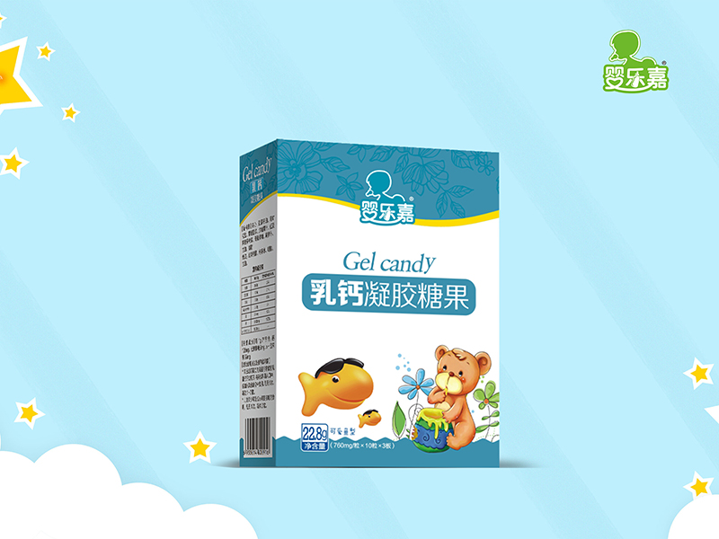 嬰樂(lè)嘉乳鈣凝膠糖果 盒裝