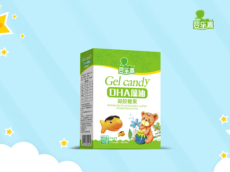 嬰樂(lè)嘉DHA藻油凝膠糖果 盒裝
