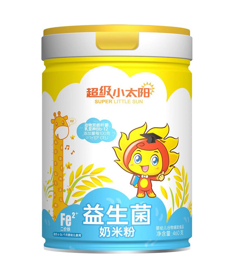 超級(jí)小太陽益生菌奶米粉