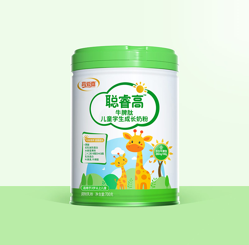 高愛嘉聰睿高牛脾肽兒童學(xué)生成長奶粉
