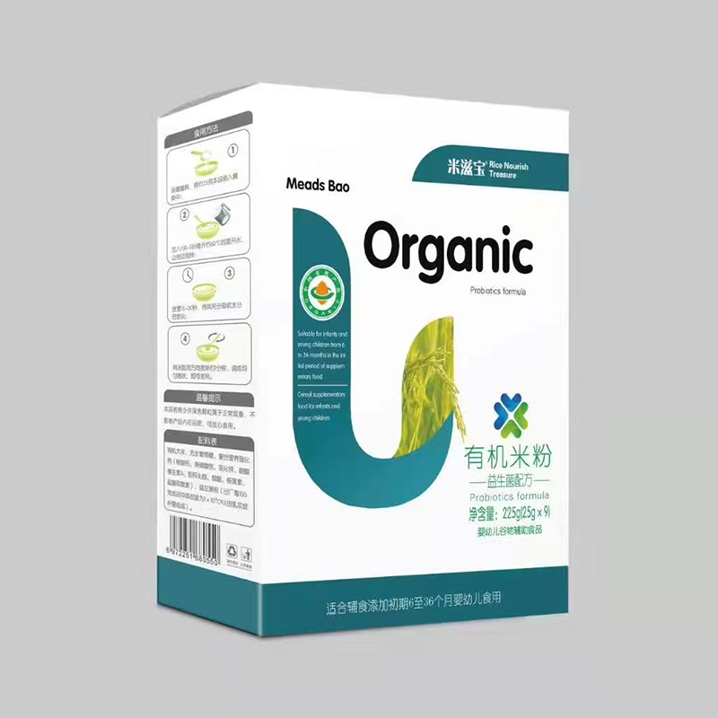 米滋寶有機米粉盒裝 益生菌配方