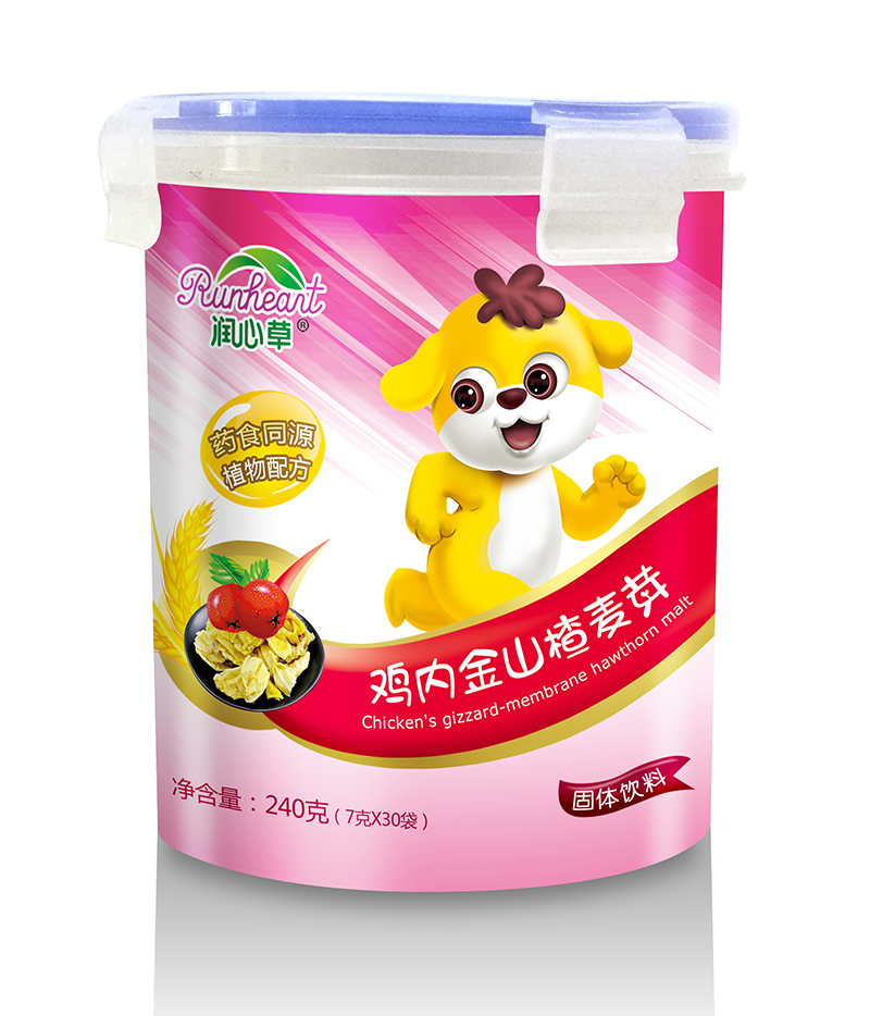 潤心草雞內金山楂麥芽固體飲料240克.jpg 潤心草雞內金山楂麥芽固體飲料240克.jpg