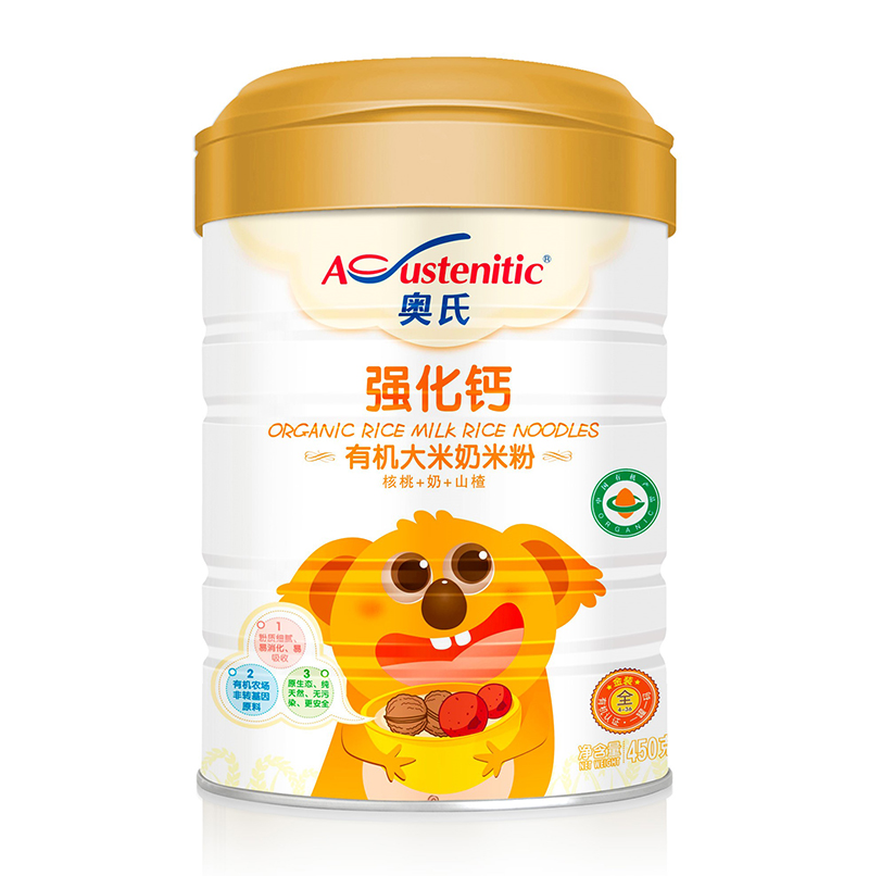 奧氏強(qiáng)化鈣有機(jī)大米奶米粉 450克