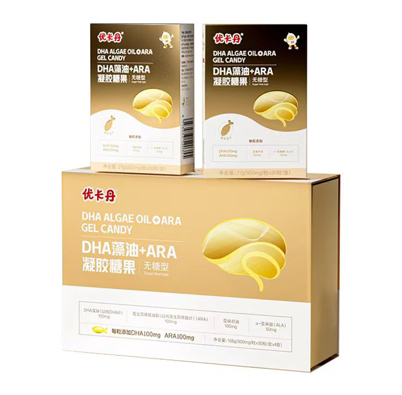 優(yōu)卡丹DHA藻油+ARA凝膠糖果(無糖型).jpg 優(yōu)卡丹DHA藻油+ARA凝膠糖果(無糖型).jpg
