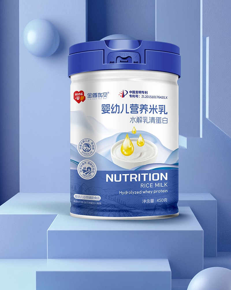 金盾優(yōu)貝嬰幼兒營(yíng)養(yǎng)米乳 水解乳清蛋白