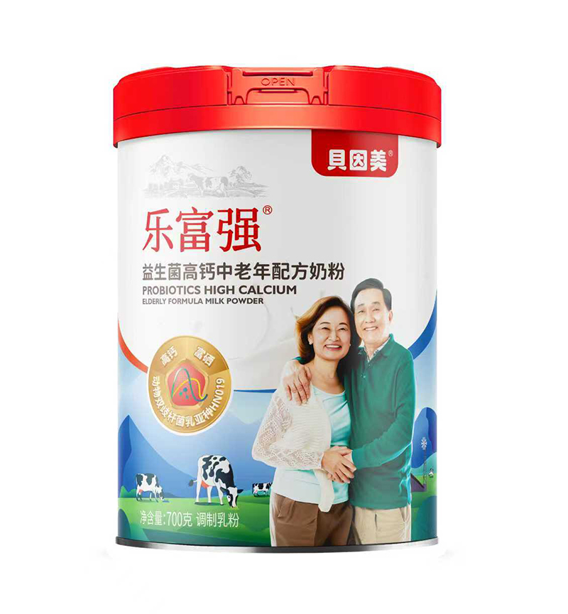 貝因美樂富強(qiáng)益生菌高鈣中老年配方奶粉