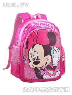 快樂(lè)6+1粉色米奇書(shū)包