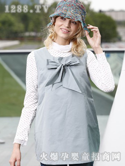 也諾可系蝴蝶結(jié)背心
