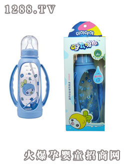 咿咿呀呀有柄防燙自動(dòng)奶瓶250ml