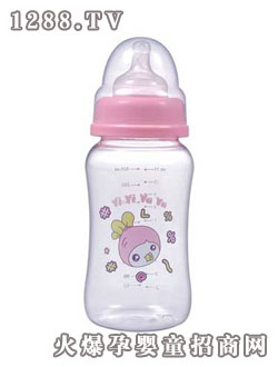 咿咿呀呀寬口徑圓弧奶瓶320ml
