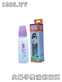 愛(ài)得利圓形單色大奶瓶A01-A