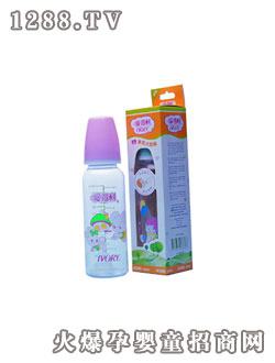 愛(ài)得利圓形彩色大奶瓶A02-A