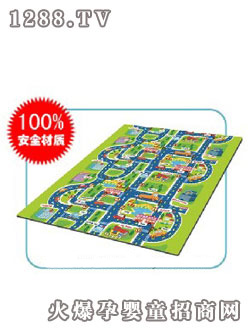 蔓葆嬰兒爬行墊 歡樂城市