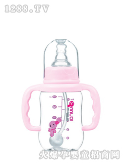 安心有柄自動(dòng)母乳實(shí)感小圓弧奶瓶