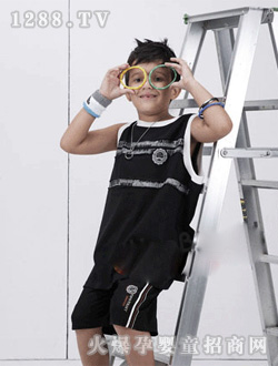 托尼艾米男童無袖夏裝