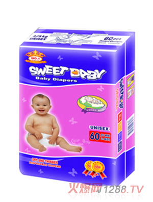 貝貝屋嬰兒紙尿褲M(mǎn)IN60PCS