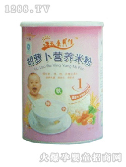 一體罐裝系列胡蘿卜營養(yǎng)米粉