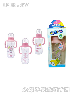 咿咿呀呀有柄圓弧奶瓶300ml