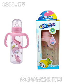 咿咿呀呀有柄直身奶瓶250ml