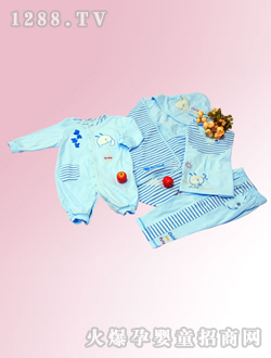 安嬰寶藍色嬰兒套裝