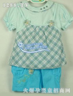 酷咕鴨二件套9869藍