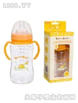 寬口徑葫蘆形握把奶瓶270ML