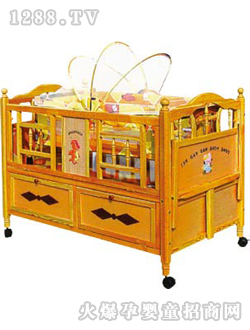 愛嬰寶嬰兒木床639