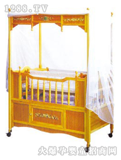 愛嬰寶嬰兒木床8428
