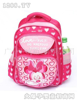 中威新款米奇雙肩書(shū)包