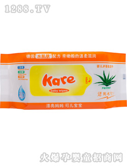 可兒嬰兒護膚柔濕巾(膠貼80片裝)