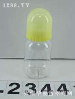 金綸40Z弧形奶瓶黃